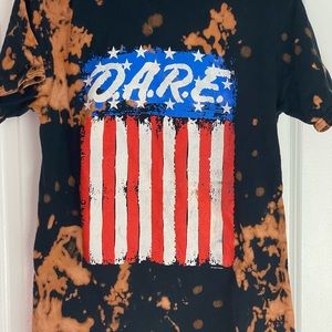 Black Reverse Dye DARE T-shirt